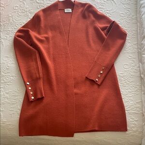 Rust Cardigan Sweater